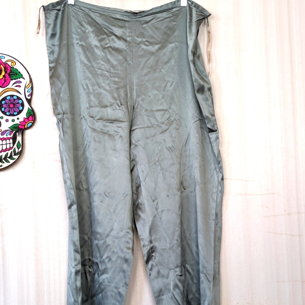 Bloomingdales Silk Pants Woman 16W Vtg